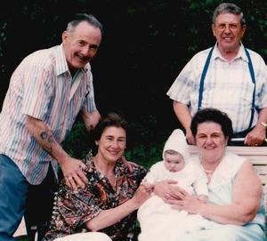 Baby Jacey with her Grandparents!