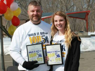 Chris and Tayler at Walk it Out for Inheritance of Hope