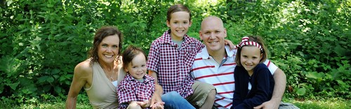 Ruth with her family Ruth with her family