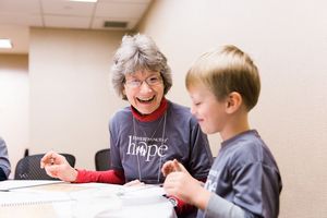Martha and Donna serving at the Nov. 2015 Legacy Retreat®