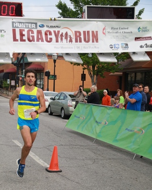 John Cruises through the Finish Line