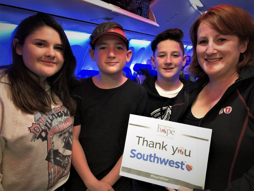 Thank you Southwest Airlines!