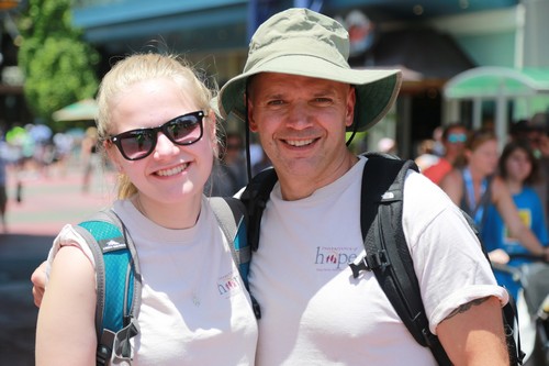 Haleigh and Reggie paying it forward to other families as Legacy Retreat volunteers.