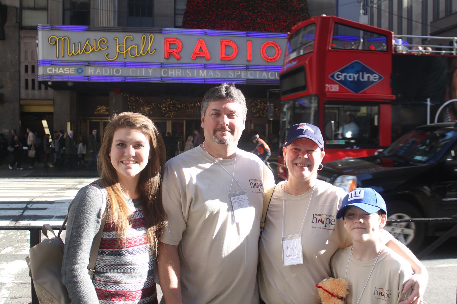 Shelby and her family on their NYC Legacy Retreat in 2014.
