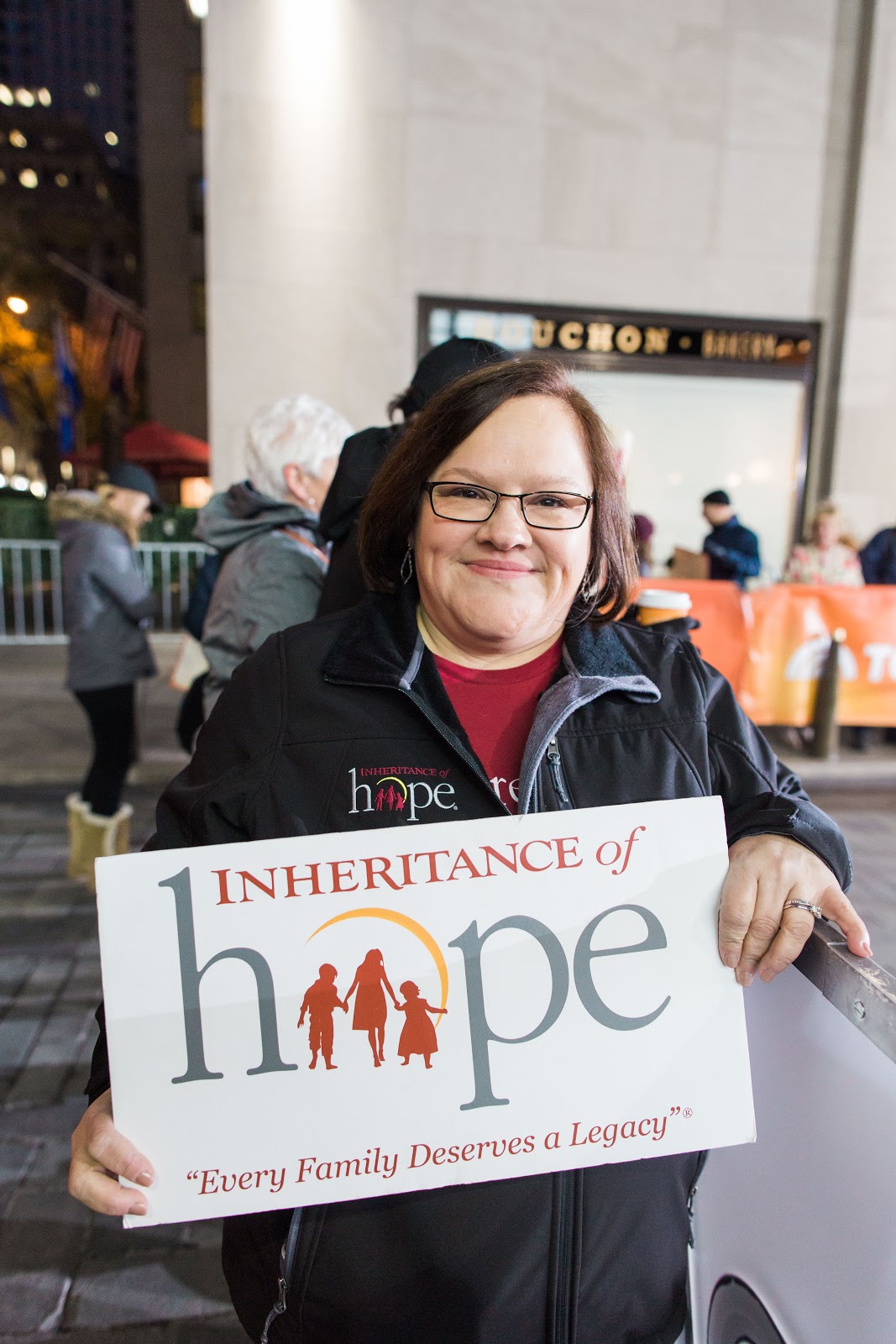 Inspiring hope in NYC at the Today Show.