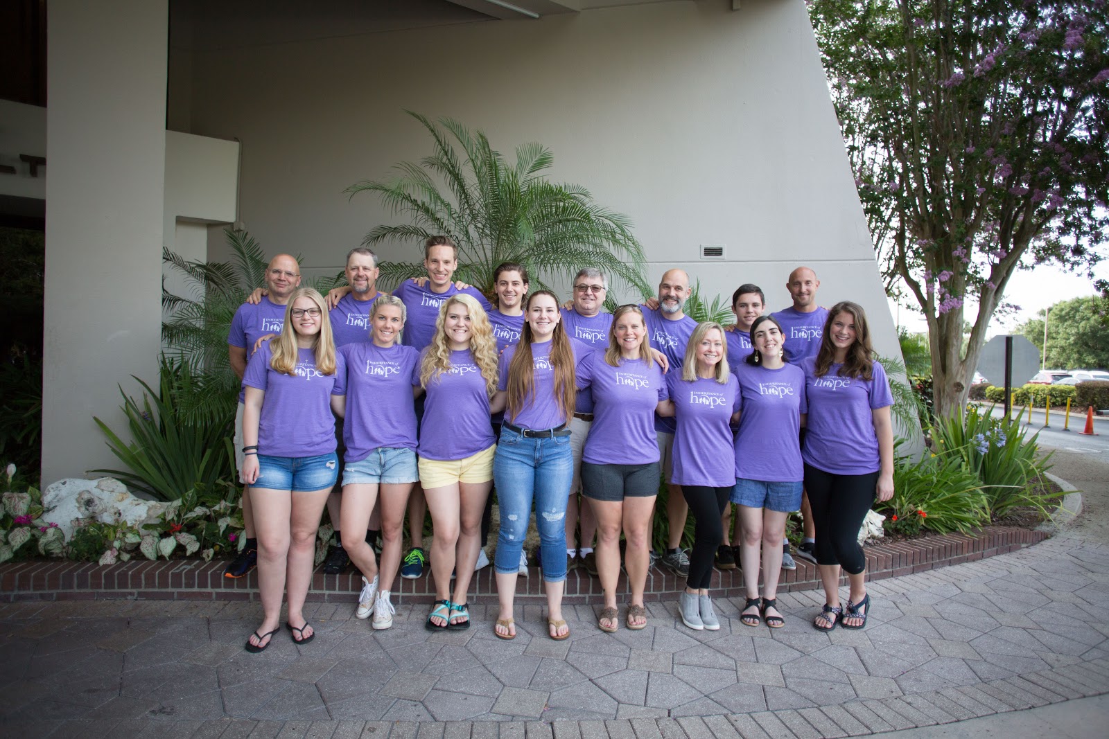 Past families served who returned as volunteers at the Orlando Legacy Retreat in May 2018