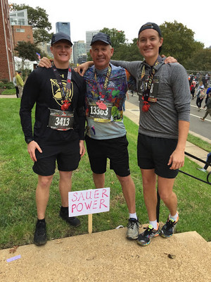 Bob Sauer Runs Marine Corps Marathon for IoH Families