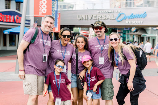 Along with IoH volunteers, the Thomas family takes on Universal Studios
