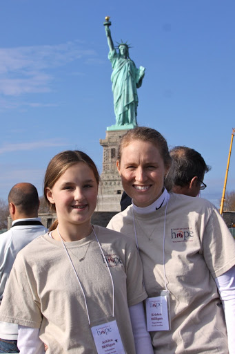 Kristen and Ashlea serving on an Inheritance of Hope Legacy Retreat in NYC