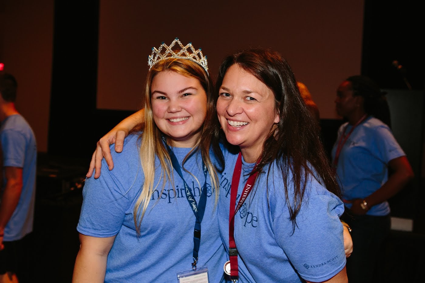 Brooke (r) making memories in Orlando