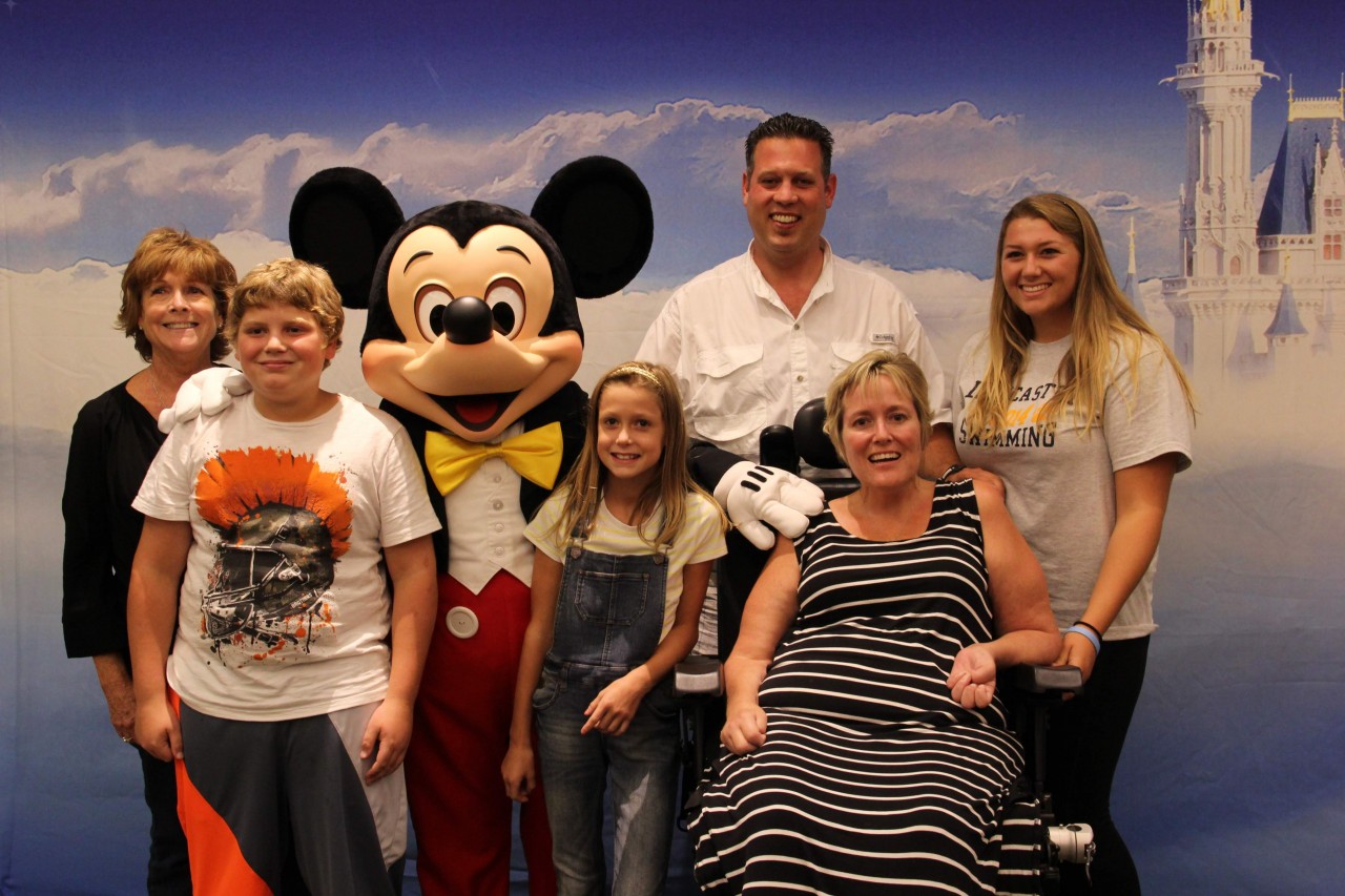 The Hayden Family making a friend on their IoH Legacy Retreat®