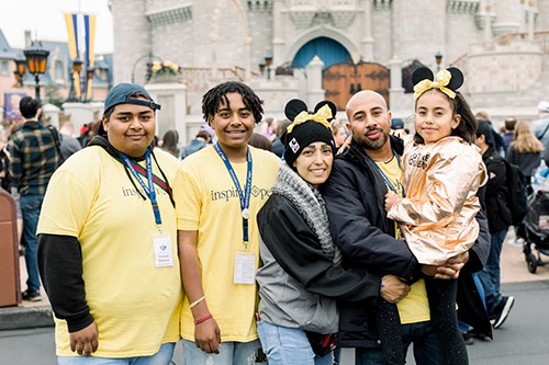 The Dorado-Harrison Family will always have precious memories they made in Orlando