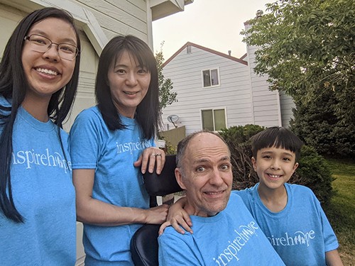 Steven and Chisa with their children Liana and Daniel