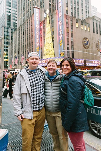 Noah, Halli, and Erica count watching the Rockettes at the Radio City Music Hall among their favorite Big Apple memories.