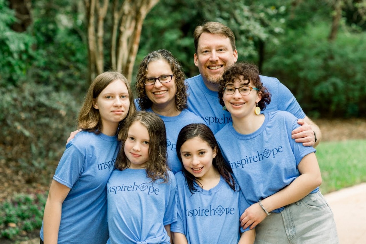 Bill Burch and all his girls on their IoH Legacy Retreat®