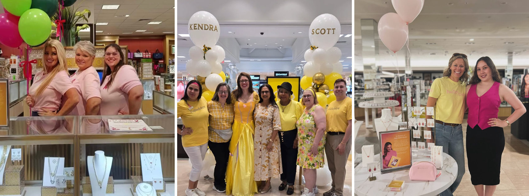 Dillard's employees during Holley Day fundraising events