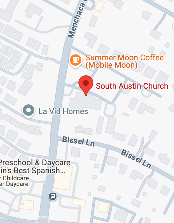 Map of South Austin Church location