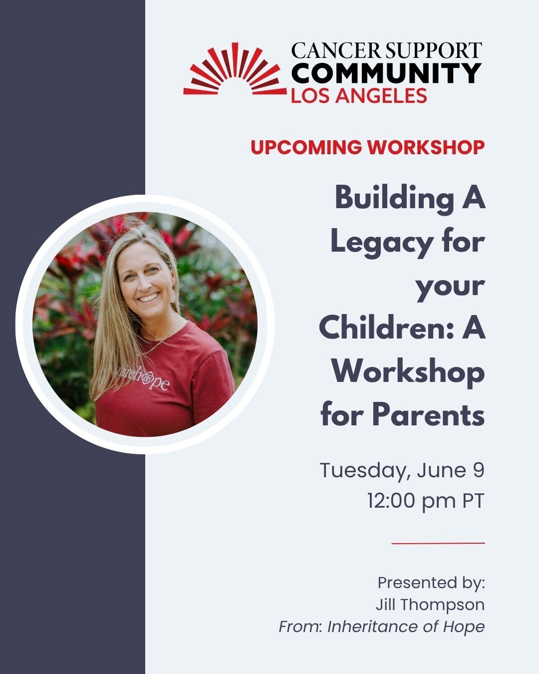 Building a Legacy for Your Children: A Workshop for Parents