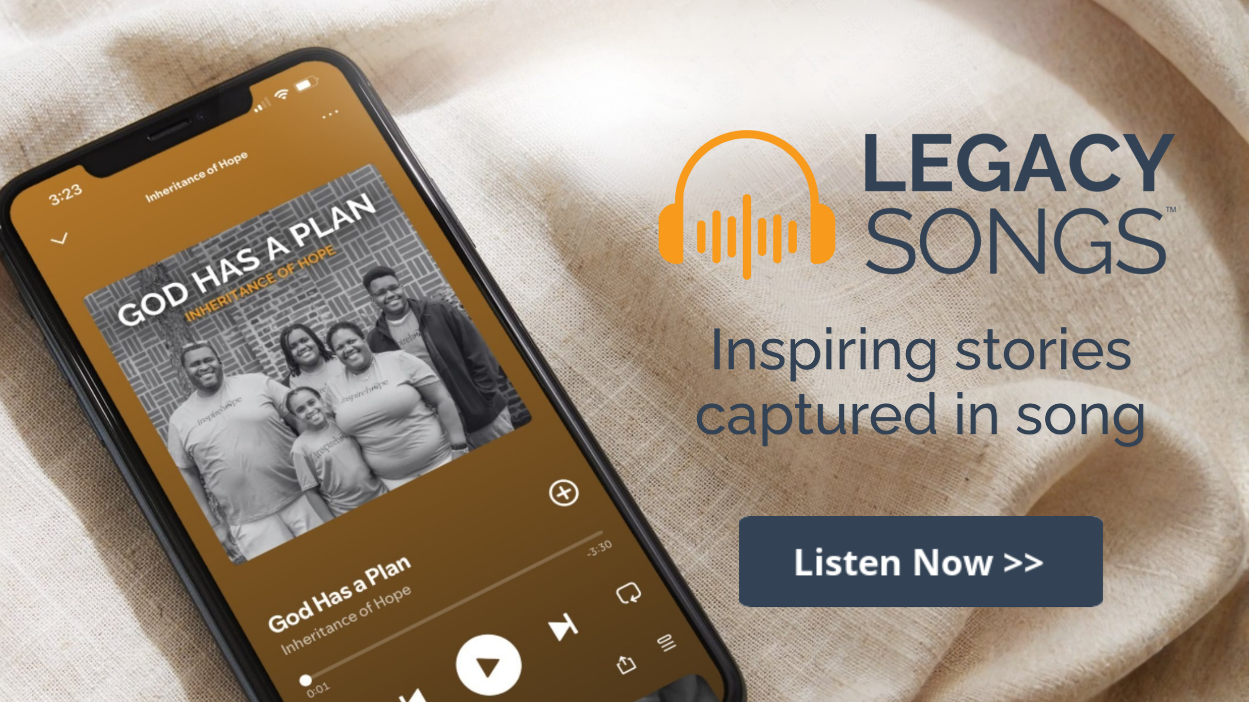 Music app promoting Legacy Songs